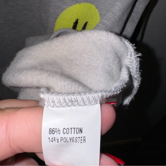 Smiley Crossbones Sweatshirt by Queen of Sparkles. - Picture 5 of 7